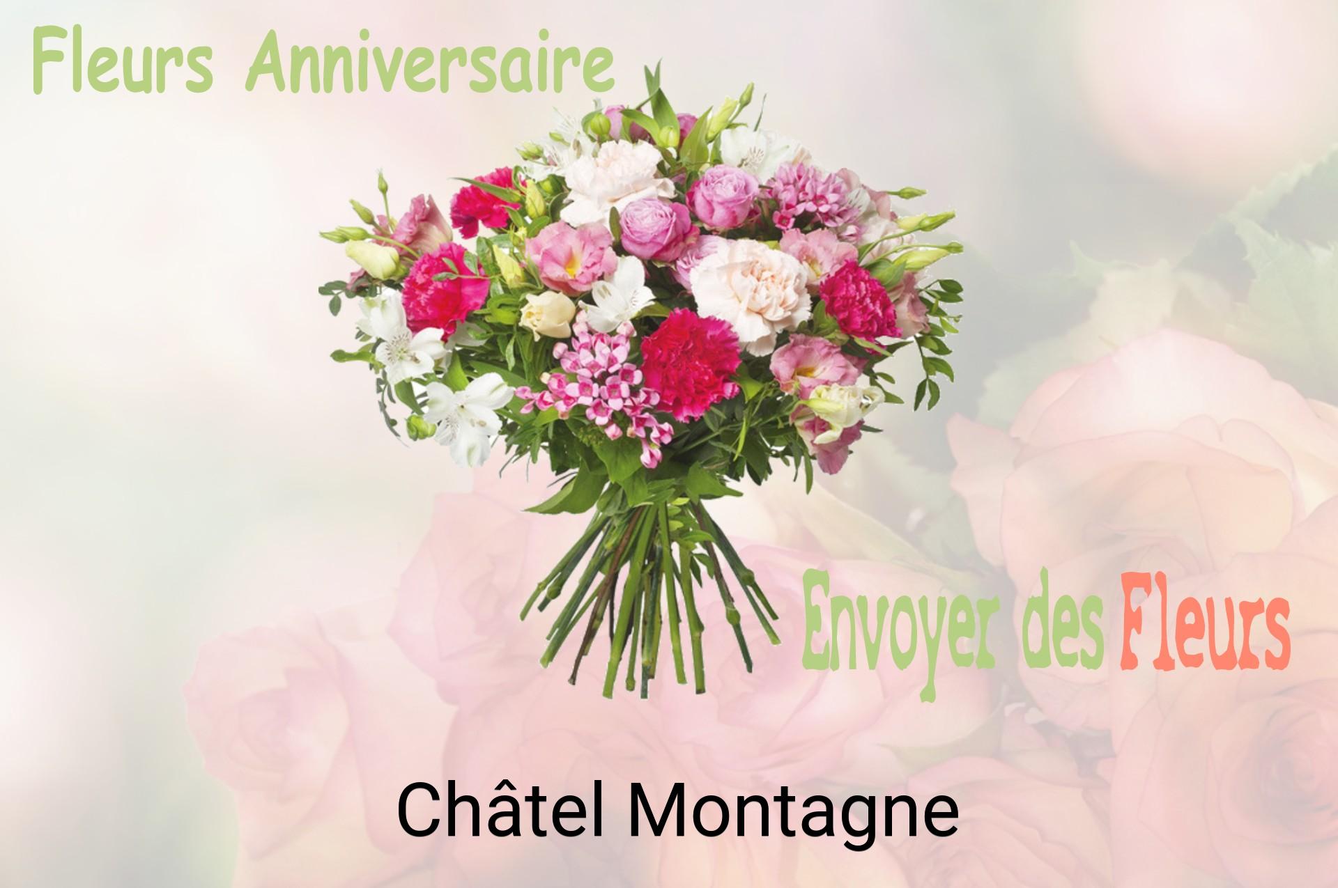 Bouquet de fleurs d’anniversaire livré à Châtel-Montagne