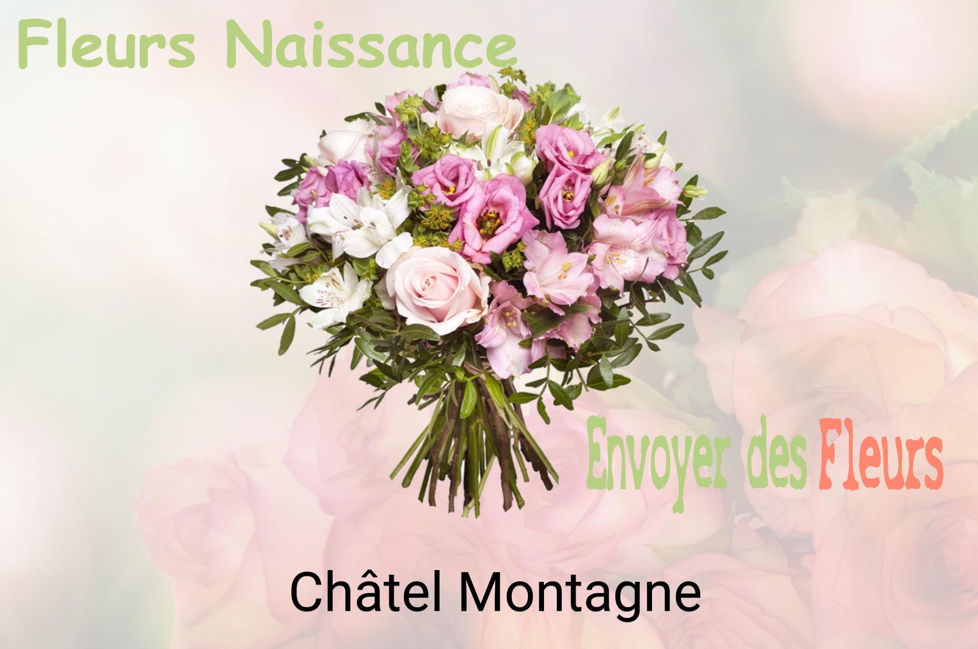 Bouquet de fleurs de naissance livré à Châtel-Montagne