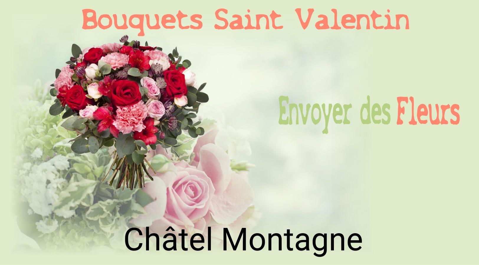 Roses de Saint-Valentin livrées à Châtel-Montagne